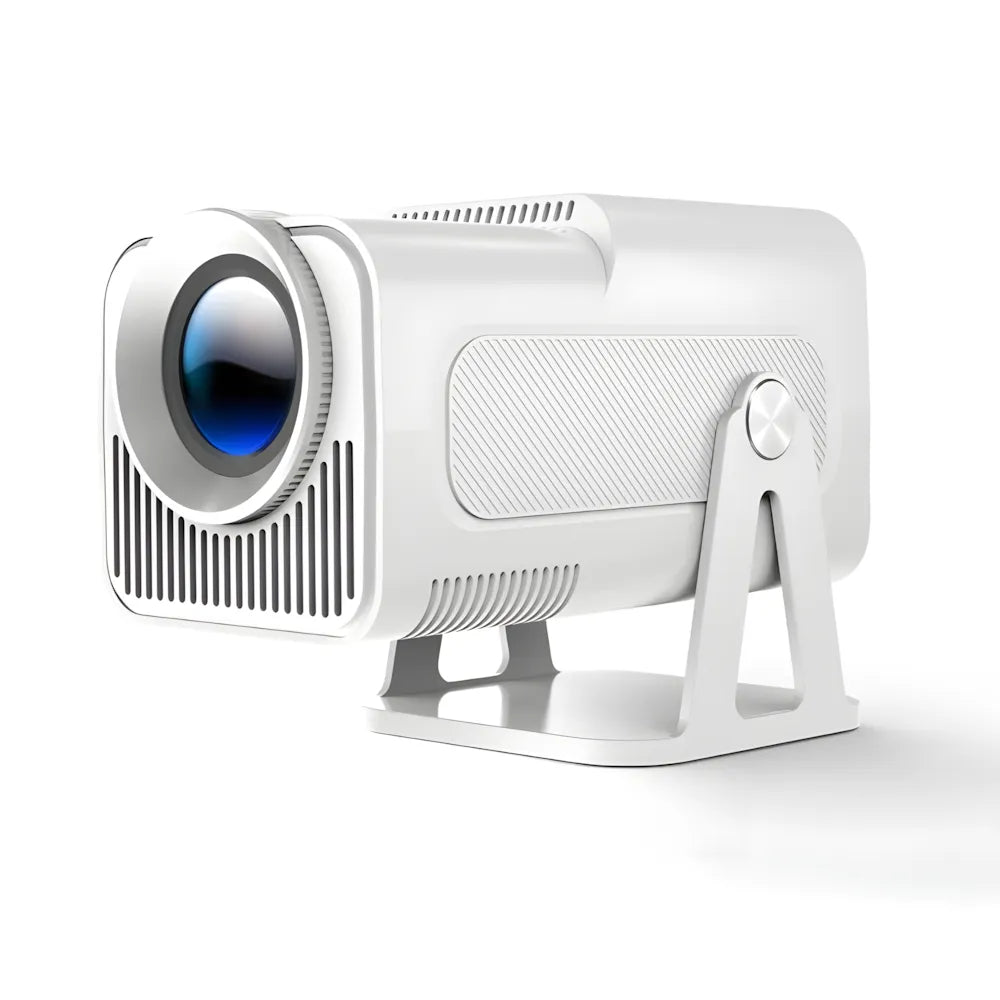 Projecteur Portable Full HD 1080p – Android 13, 500 ANSI Lumens, Autofocus, Base Rotative, Wi-Fi 6, Bluetooth 5.2
