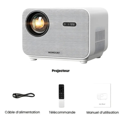 Projecteur Full HD Android – Autofocus, WiFi 6, Bluetooth 5.2, Streaming Sans Fil & Projection jusqu’à 300 pouces