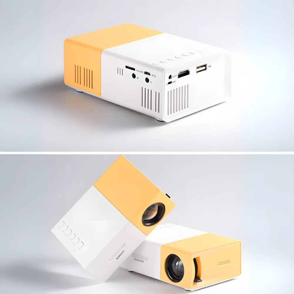 Mini Projecteur Nomade HD – Compact, Polyvalent, Simple et Efficace