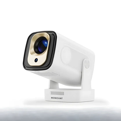 Vidéoprojecteur Portable Intelligent – Full HD 1080p, Android 11, Autofocus, WiFi 6, Bluetooth 5.4, Rotation 180°, Projection Courte