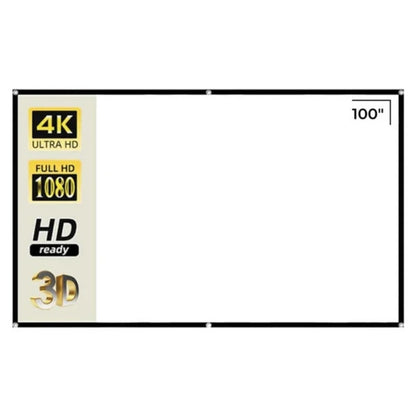 Écran de Projection Portable - Grand Angle 180° & Rendu Couleurs Haute Fidélité