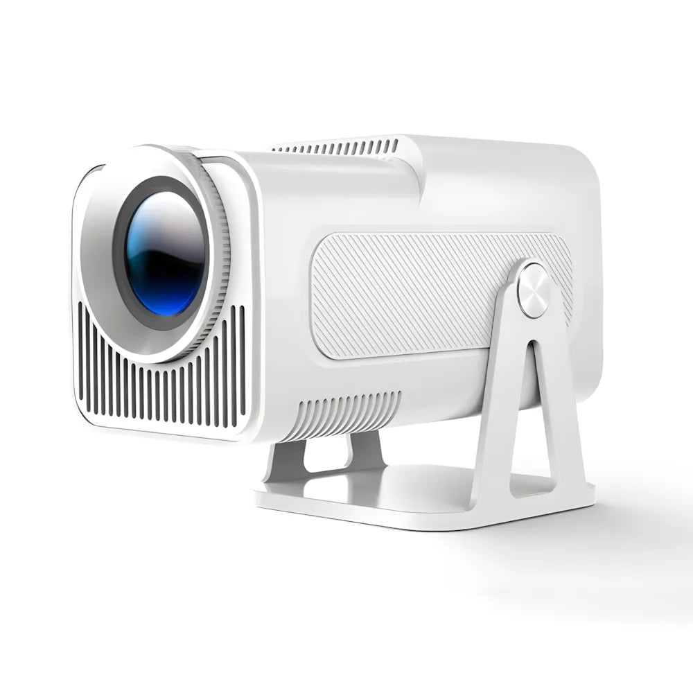 Projecteur Portable Full HD 1080p – Android 13, 500 ANSI Lumens, Autofocus, Base Rotative, Wi-Fi 6, Bluetooth 5.2