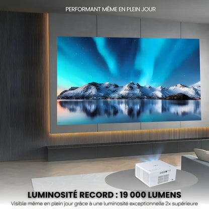 Projecteur Home Cinéma – Android 13, 1200 ANSI, 6D Auto Keystone, 4K Compatible, Wi-Fi 6, Bluetooth
