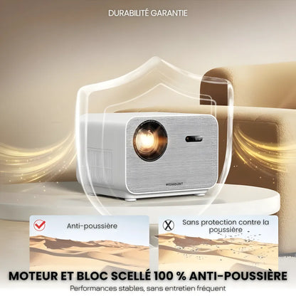 Projecteur Full HD Android – Autofocus, WiFi 6, Bluetooth 5.2, Streaming Sans Fil & Projection jusqu’à 300 pouces