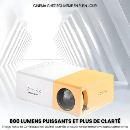Mini Projecteur Nomade HD – Compact, Polyvalent, Simple et Efficace