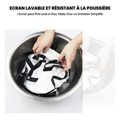 Écran de Projection Portable - Grand Angle 180° & Rendu Couleurs Haute Fidélité