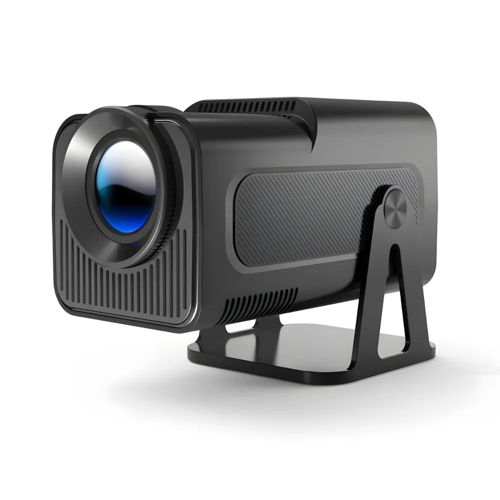 Projecteur Portable Full HD 1080p – Android 13, 500 ANSI Lumens, Autofocus, Base Rotative, Wi-Fi 6, Bluetooth 5.2